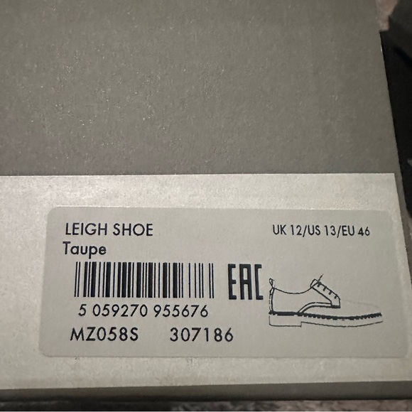 All Saints Men's Tan Suede Oxford Shoes - Picture 3 of 7